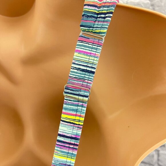 Lands' End Womens Stripe Tankini Swim Top Size 22W Adjustable Straps - Picture 3 of 8